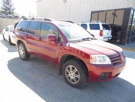 2005 MITSUBISHI ENDEAVOR LIMITED RED 3.8 AT 4WD 203964